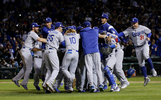 NLCS Dodgers Cubs Baseball